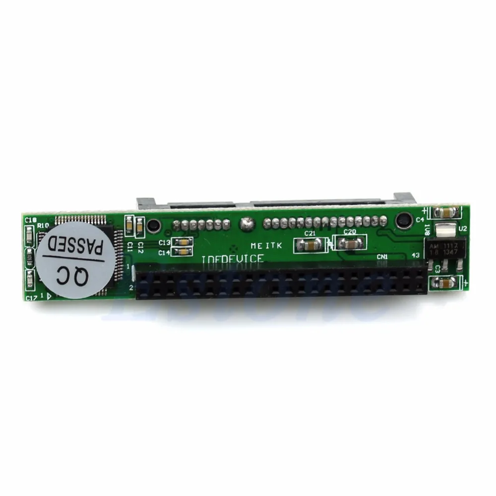 44pin 2 5 &quotIDE HDD Drive Female к 7 + 15pin Male SATA адаптер конвертер карта Прямая поставка |