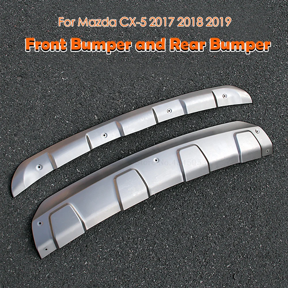 Защита для переднего и заднего бампера из нержавеющей стали Mazda CX-5 CX5 2017-2019 |