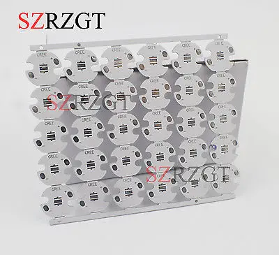 25 шт. x CREE XPE XPG 1 Вт 3 5 LED PCB Alu 16 мм круглая Базовая печатная плата DIY|Подвесные