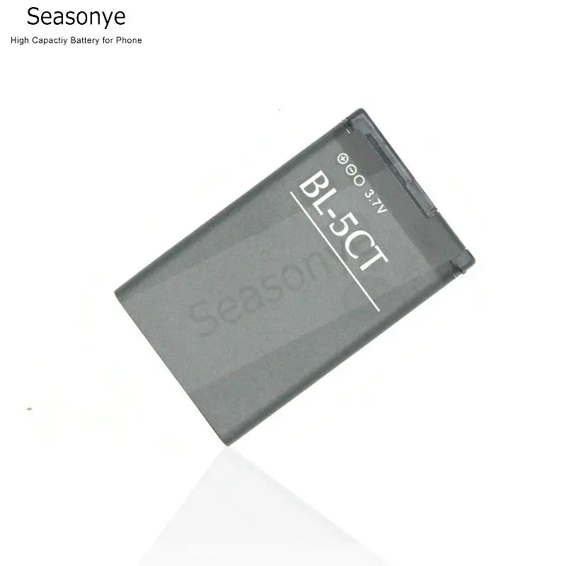Seasonye 2 шт./лот 1050 мА/ч BL-5CT BL 5CT BL5CT запасная батарея для Nokia 5220 5220XM 6730 C5 6330 6303i C5-00 C6-01