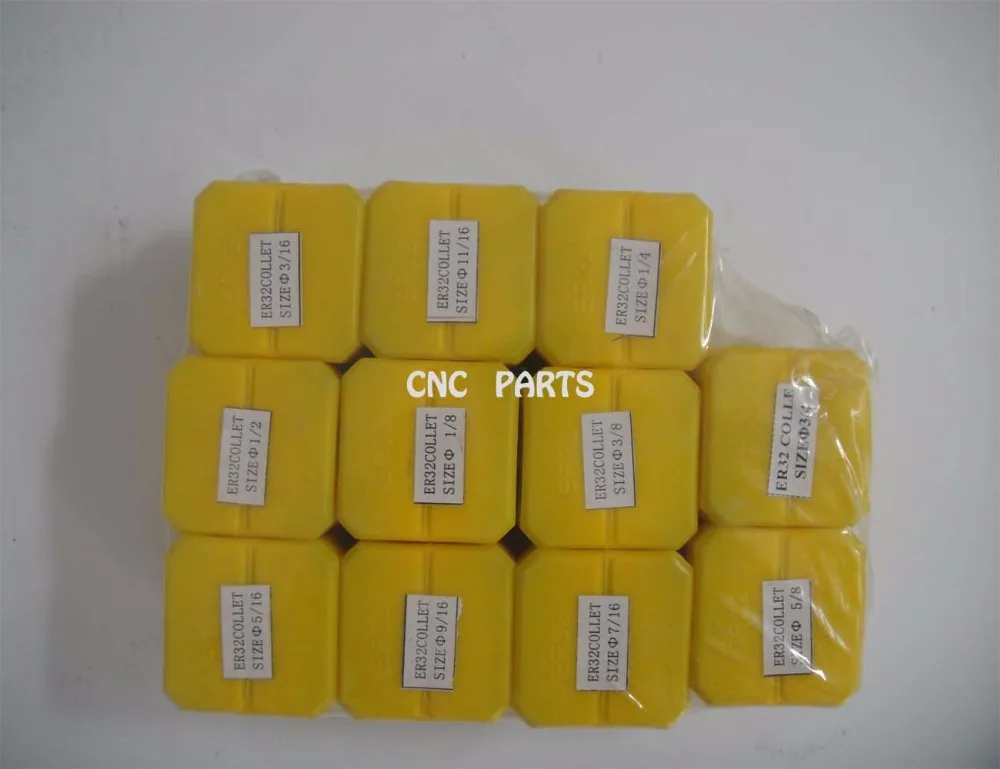 11 pieces ER32 imperial standard model collet for cnc machine