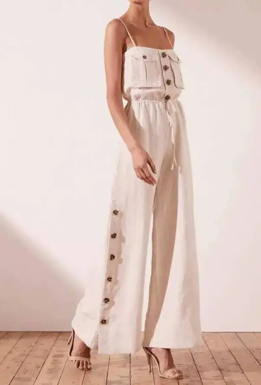 Strap Sexy Women Jumpsuits Top Quality Elegant Low bosom Night CLub Fashion Vintage Party | Женская одежда