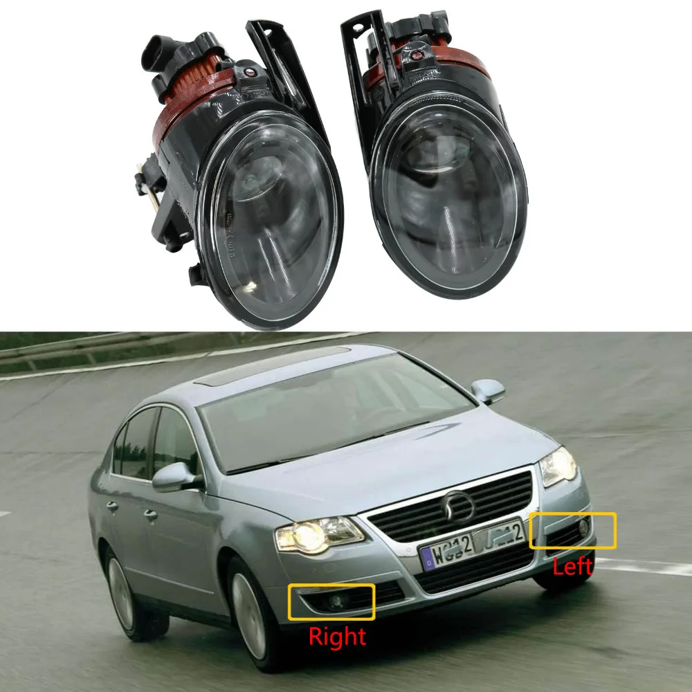 

Новый автомобильный светильник для VW Passat B6 3C 2006 2007 2008 2009 2010 2011 авто-Стайлинг спереди Галогенные Противотуманные светильник тумана светильни...