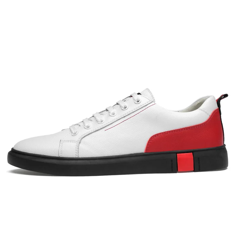 High quality Italian street fashion Plus 38-46 men's casual shoes summer leather flat | Обувь