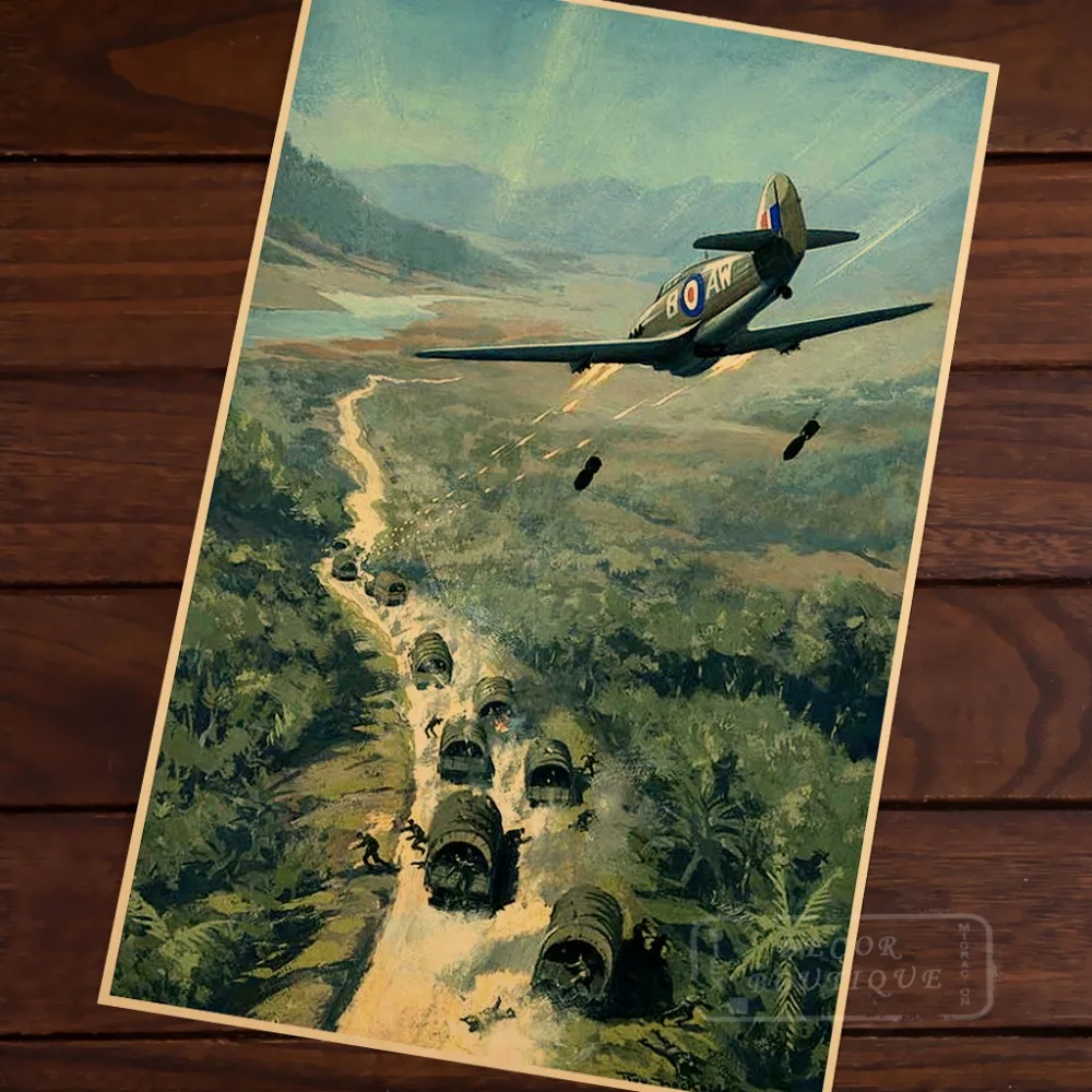 Королевская ВВС атака немецкий грузовик WW2 британская пропаганда винтажный