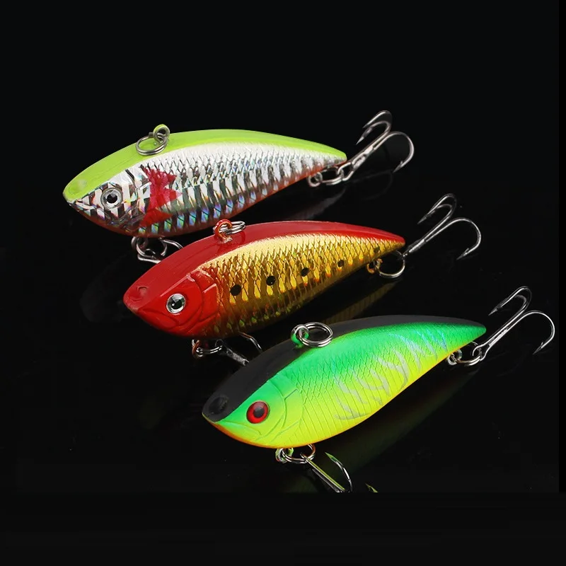 

1PCS Iron Plate Metal VIB Fish Bait 7cm 10g Sinking Sea Fishing Lure Reflective Body High Quality Fishing Tackle