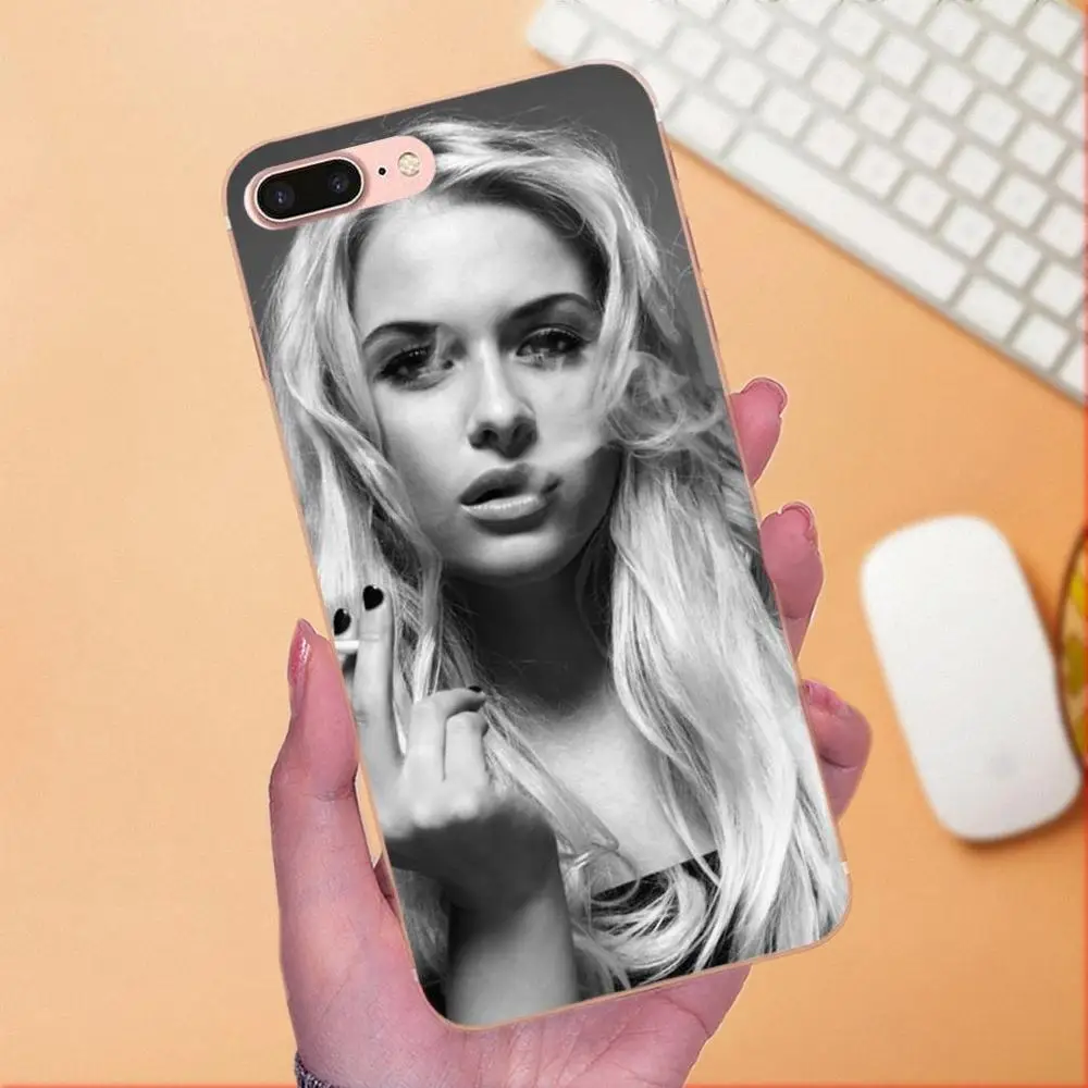 Мягкий термополиуретановый чехол для Apple iPhone X XS Max XR 4 5 5C 6 6S 7 8 Plus сексуальный