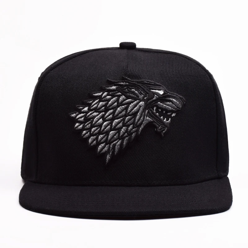 Шапка с дизайном волк Snapback Бейсболки песнь Lce и огонь зима грядет шляпа Игра