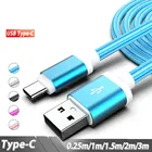 Зарядный кабель Usb Type-C, провод для передачи данных, шнур для быстрой зарядки для One Plus, Oneplus 7, 6T, 6, 5, Samsung Galaxy A70, A50, A30, S10, S9 PLUS