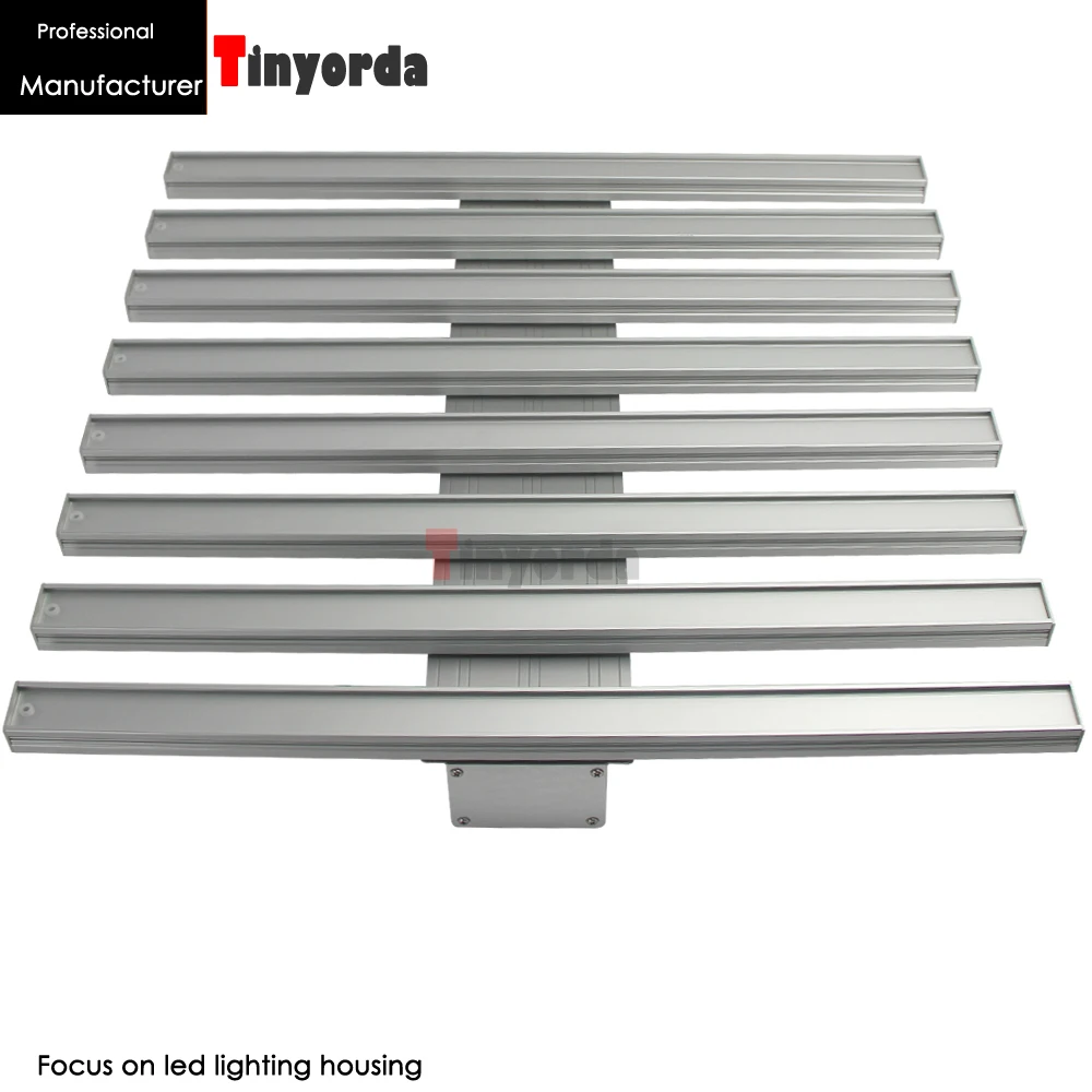 

Tinyorda TGL3526A 2 set/lot 8 in 1 (0.6M Length) 320W Led Grow Light Housing Indoor Planting DIY Grow Light Heatsink