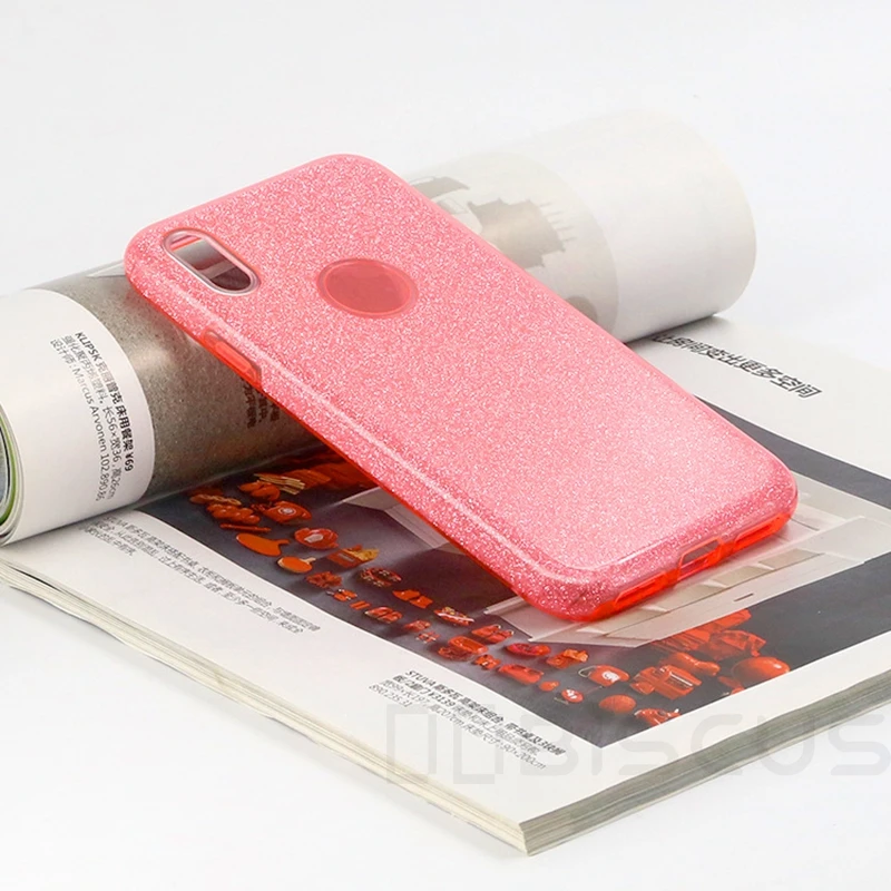 Pink Противоударный мягкий блестящий чехол для samsung Galaxy M20 A20 A30 A50 A70 чехол Galaxy A10 A40 A10E A20E M10S 3 Слои защитный чехол - Цвет: Pink