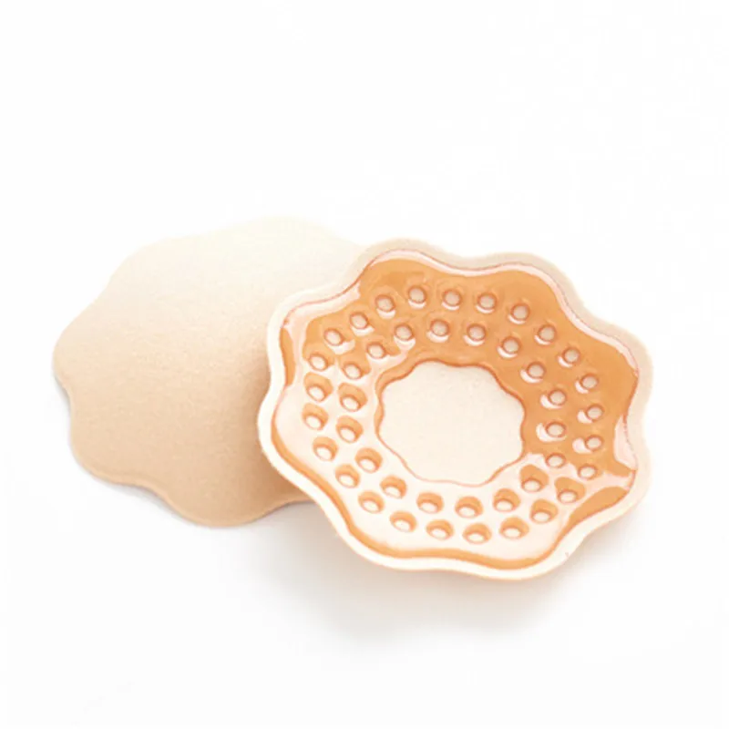 100 Sets Nippleless Cover Premium Adhesive Breast Petal Flower Shaped Nipple cover Concealer Pads