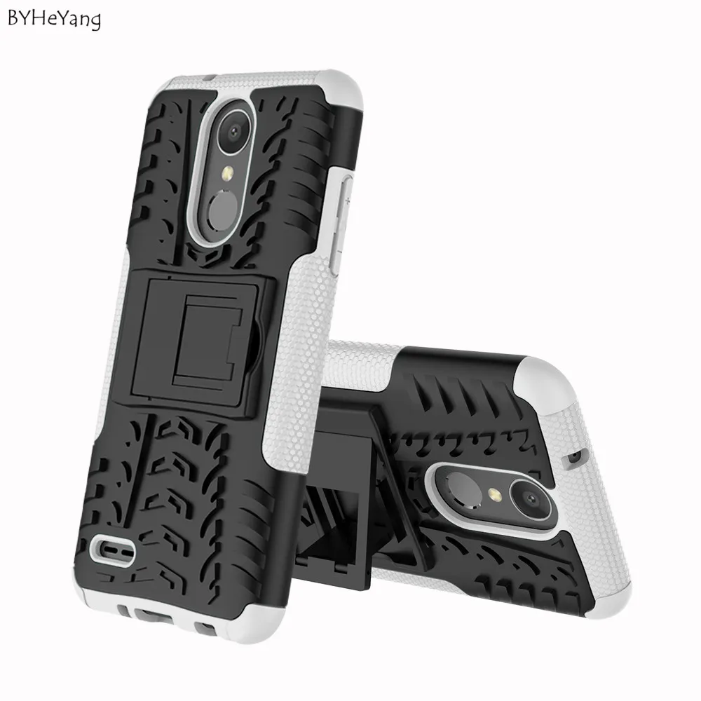 BYHeYang for LG Aristo 2 Case Heavy Duty Armor Hybrid Cover TPU+PC Phone Full Protective For Aristo2 cover |
