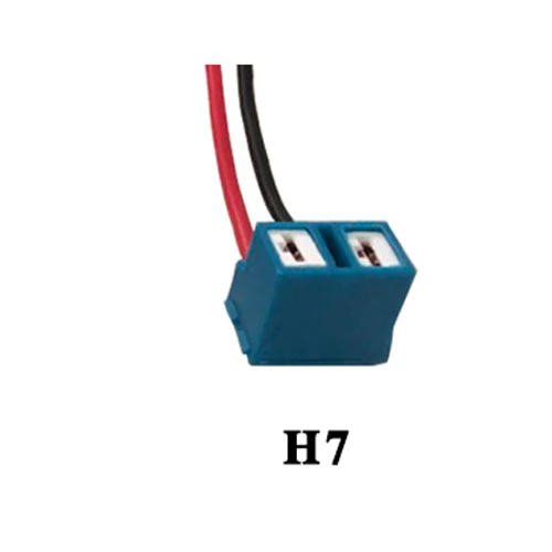 H7 Blub Керамический разъем Viecar для H1/H3/H4/H7/H8/H11/HB3 9005/HB4 9006/BA15S/BAU15S/T10/T20 LEDBulb разъем кабеля автомобильной лампы - Название цвета: H7 Blub