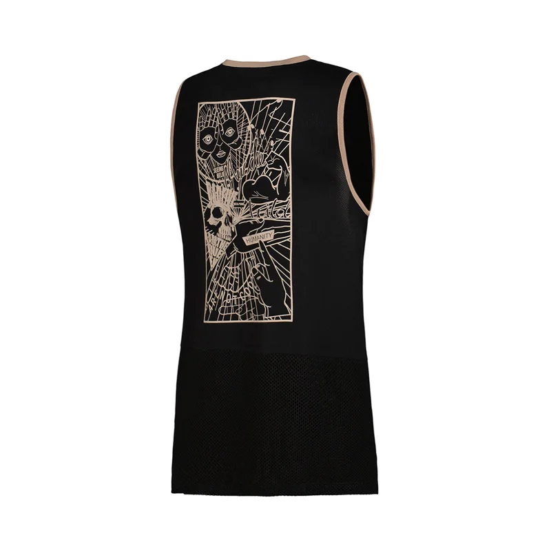 Женская баскетбольная майка Li Ning свободная дышащая Спортивная из 100% полиэстера с