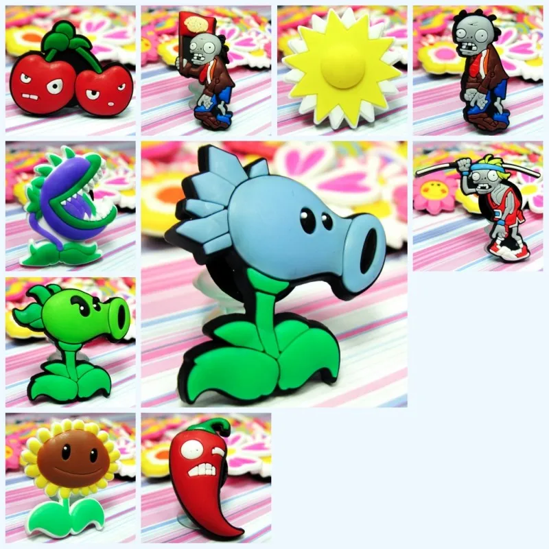 056B 10 шт./лот, аксессуары для обуви из ПВХ, tsum, tsum, Тролли, Уличная обувь кунжута, очаровательные туфли с зажимом для обуви, croc, подвески jibz для детей, вечерние, маленький подарок - Цвет: 056B