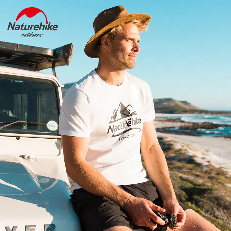 Naturehike уличная спортивная походная футболка для мужчин и женщин с коротким