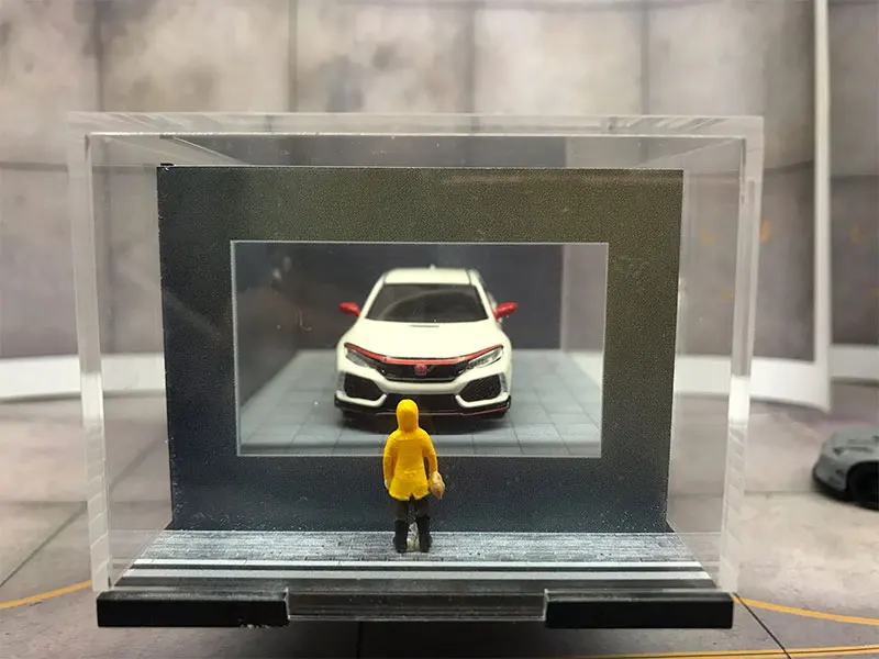1: 64 масштаб Diorama &quotМаленькая мечта мальчика&quot окно мальчик мини подарок