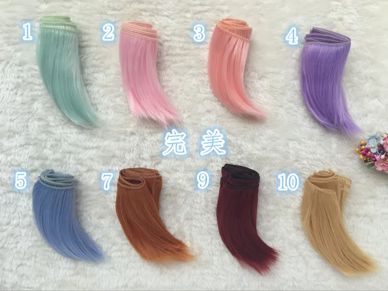 Оптовая продажа парики ручной работы O for U для кукол 10 шт./лот 10/15/25 см * 100 шарнирных