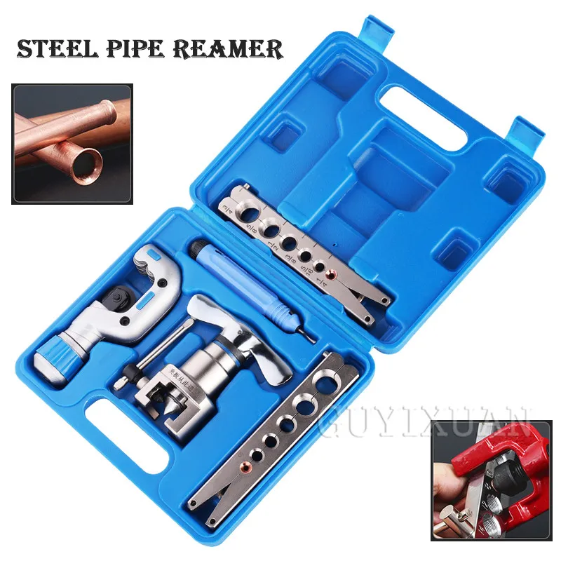 

Copper tube expander set Eccentric flarer Air conditioning refrigerator refrigeration maintenance Reamer Flare tool