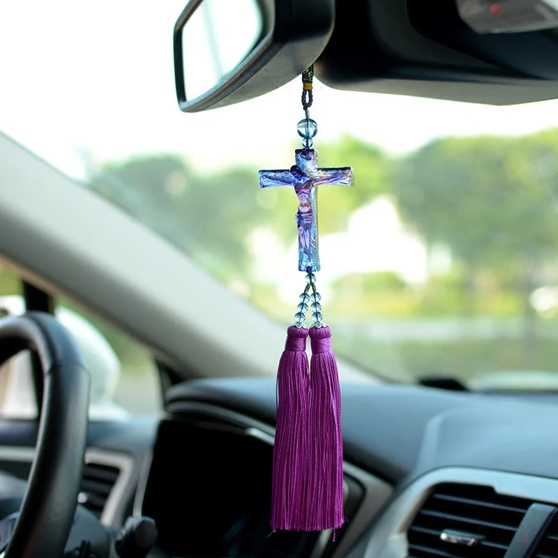 OHANNY the Cross of Jesus Подвеска для автомобиля символ мира в христианском стиле