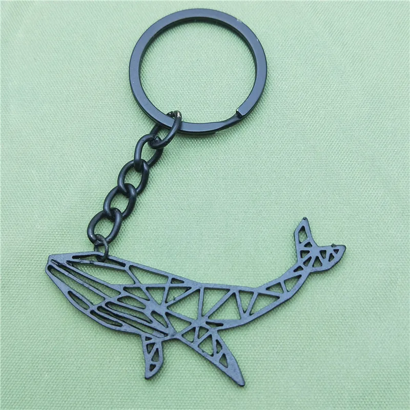 New Whale Key Chains Fashion Geometric Jewellery Car Keychain Bag Keyring For Women Men | Украшения и аксессуары