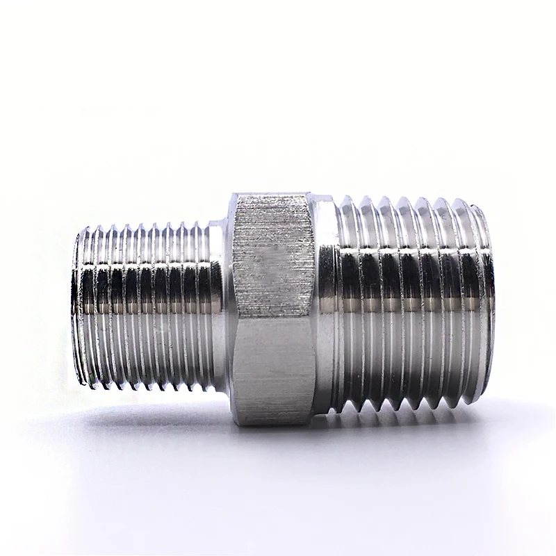 Нержавеющая сталь 304 1/8 &quotBSP штекер до 1/4&quot BSP наружная резьба Шестигранная