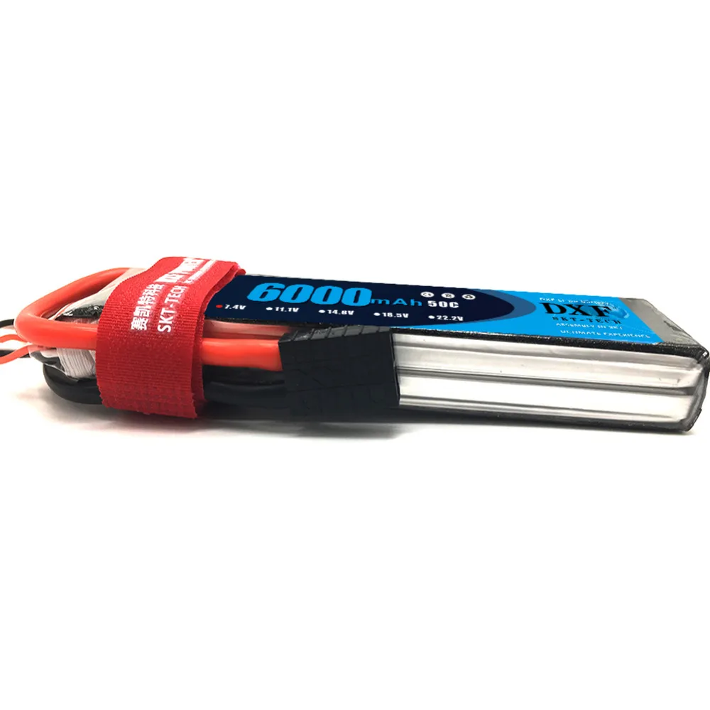 

DXF RC Lipo Battery 7.4V 6000mah 50C 2S AKKU Batteria For Model Trex 500 Helicopter TRX Car Boat