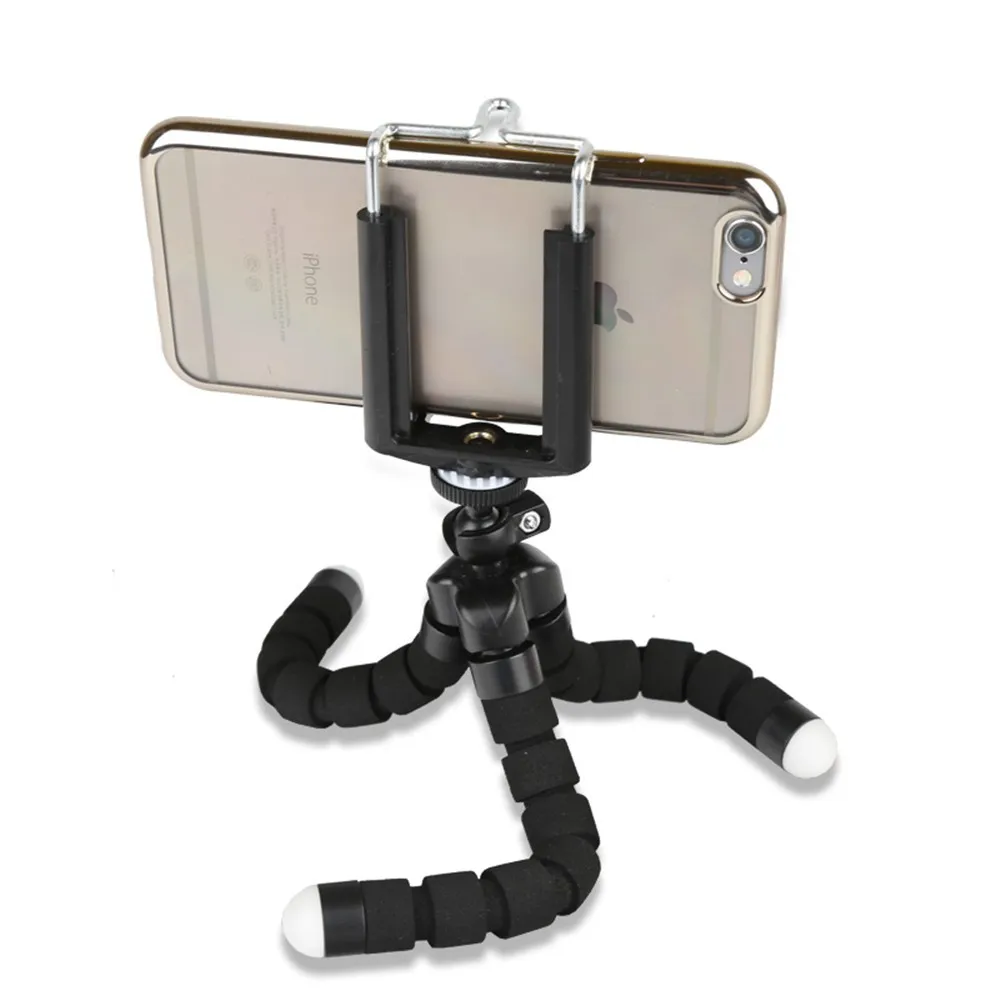 Camera Stand Tripod for Mobile Phone With Clip Bracket Holder Monopod Tripod Mount for Smartphone for Samsung huawei explay