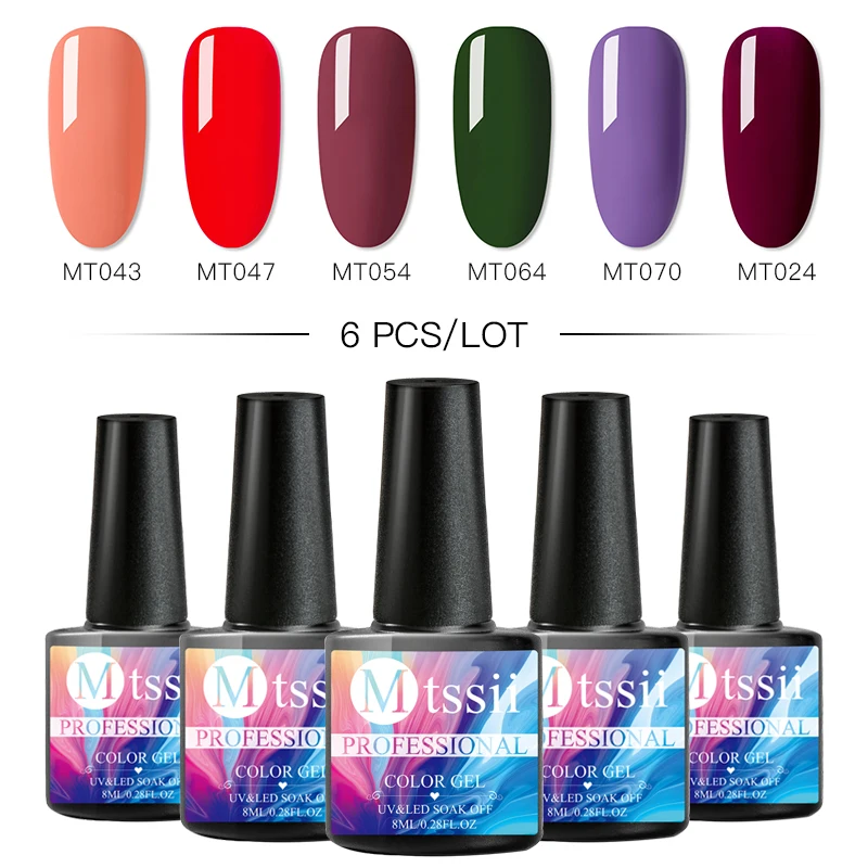 Телесный Красный Гибридный лак для ногтей 8 мл гель Светодиодный УФ-гель