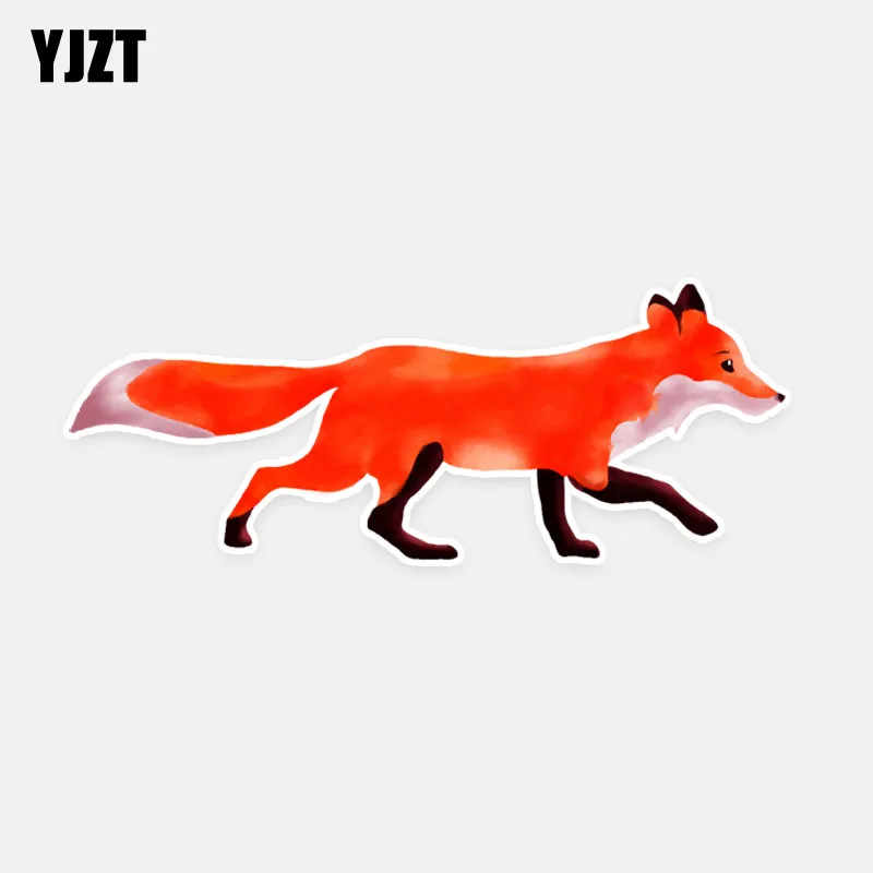 YJZT 17 см * 7 Мультяшные красные хитовые животные Лисичка наклейка для автомобиля