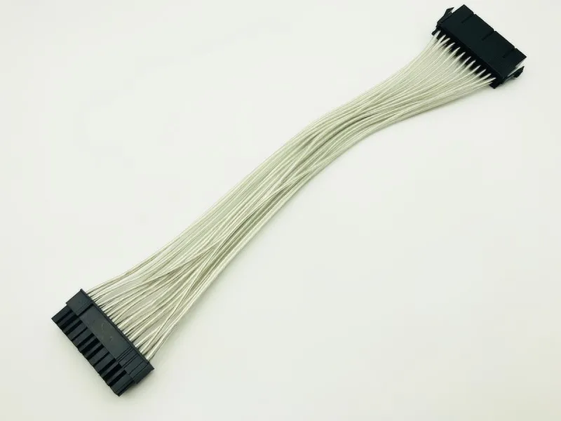 5 шт. ATX 24 Pin Штекерный Женский удлинитель питания внутренний PC PSU TW разъем провод