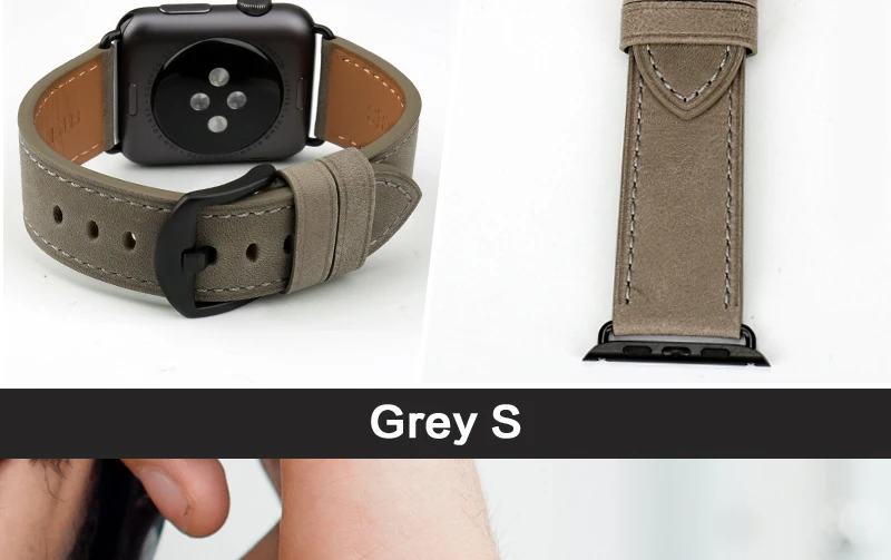 Ремешок для часов MAIKES для Apple Watch, ремешок 44 мм, 40 мм, 42 мм, 38 мм, серия 4, 3, 2, iwatch, качественный ремешок из коровьей кожи, ремешок для Apple Watch