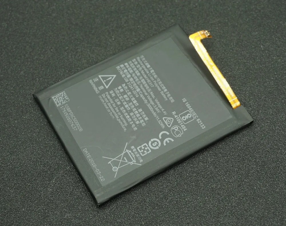 LehonS 3000 мАч Сменный аккумулятор для телефона Nokia 6 Nokia6 N6 TA 1000 1003 1021 1025 1033 1039 HE317 с