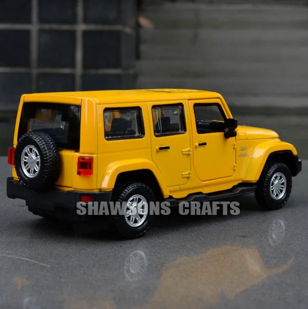 Литая металлическая 1:32 модель автомобиля Toysc Wrangler Sahara миниатюрная Реплика со