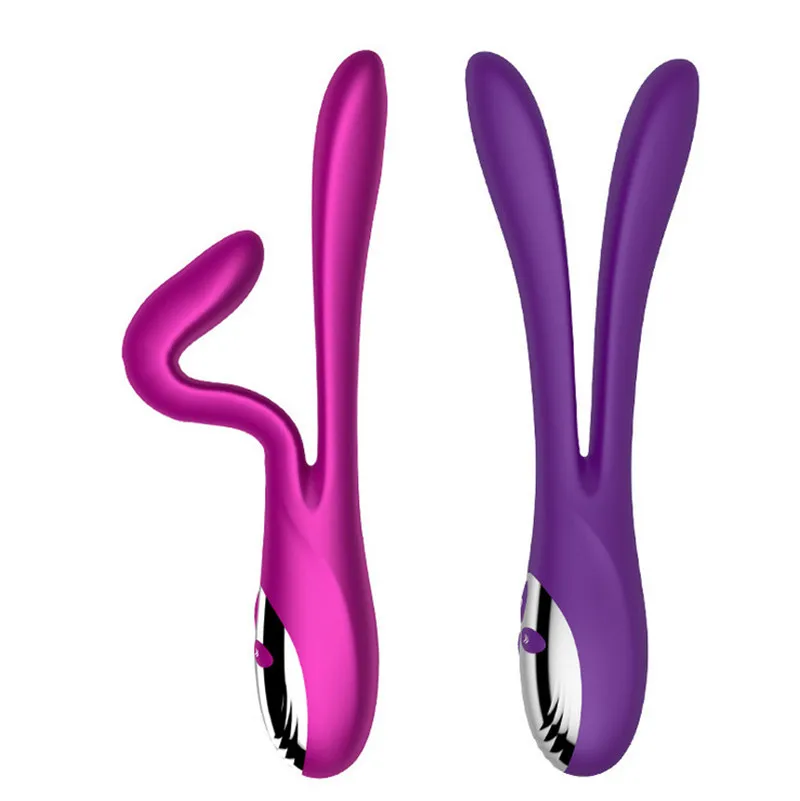 G Spot двойной головкой бифуркация вибратор USB секс игрушки для женщин AV палочка