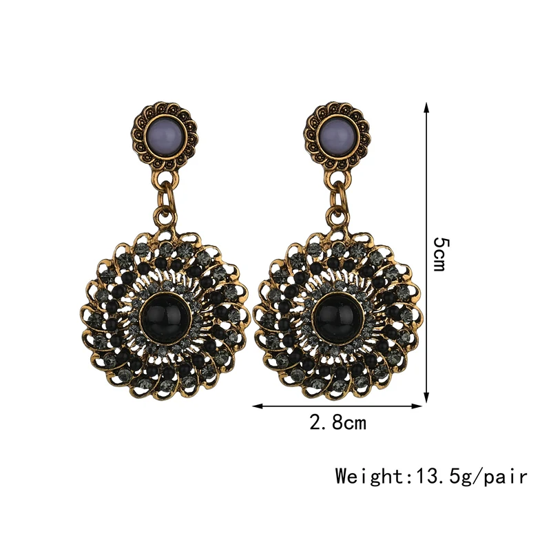 Женские серьги капельки Terreau Kathy геометрические в ретро стиле с кристаллами|earrings for women|fashion earrings womenearrings women