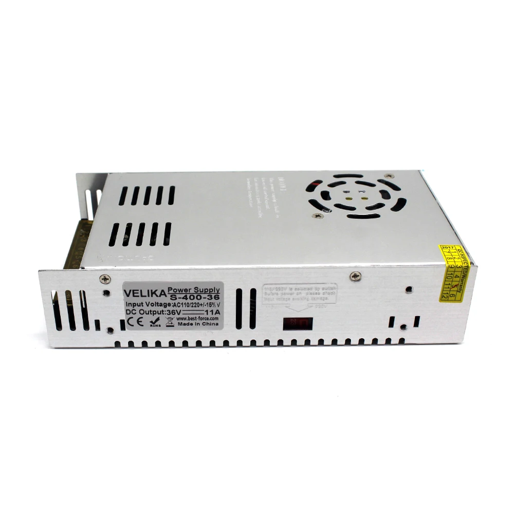 Универсальный источник питания DC 36V 11A 400W трансформаторы драйвера 110V 220V AC к DC36V для