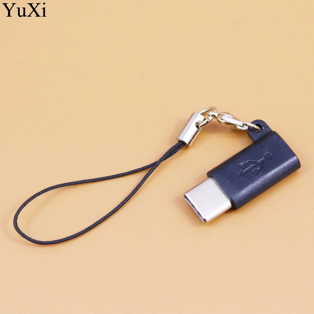 1 шт. кабель-брелок USB Type C адаптер OTG Micro Женский Для Мужской конвертер для Samsung Huawei