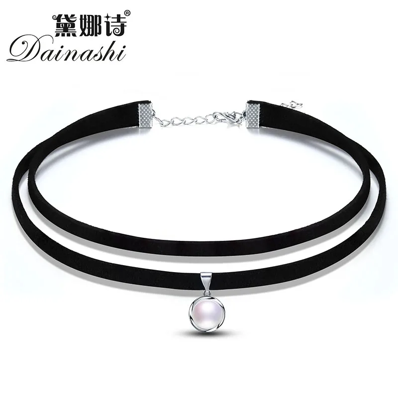 Dainashi 2020 женское ювелирное ожерелье на кожаном ремешке колье из натурального