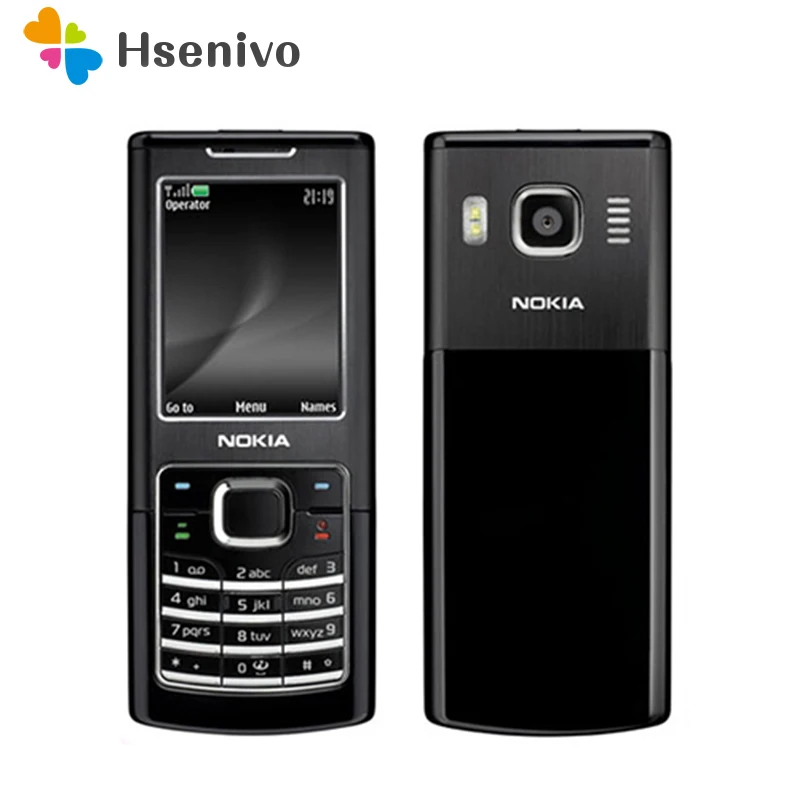 Отремонтированный Nokia 6500 Classic 6500C разблокированный мобильный телефон 3g четырехдиапазонный(Поддержка русской клавиатуры
