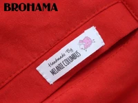 custom sewing labels logo fabric labels clothing labels pink sheep handmade md040