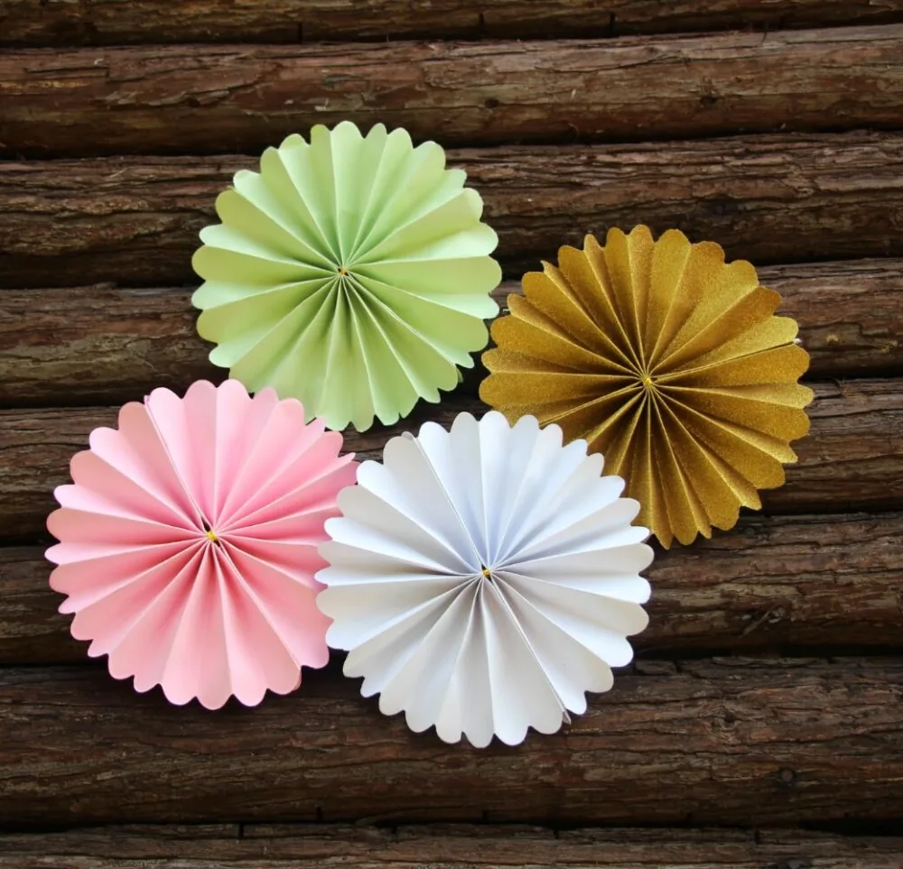8 шт. розовый белый светло серый Pinwheel Baby Girl Shower Backdrop Princess Party Paper Rosette дюймов|pink