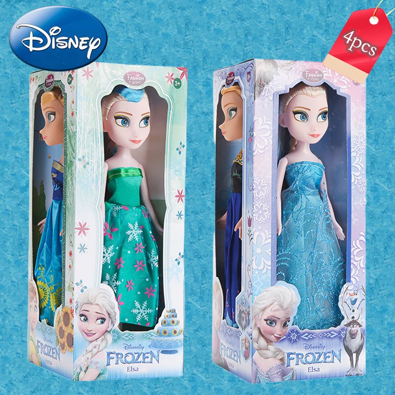 Disney Аутентичные 4 шт./компл. замороженный снег кукла для девочек детские мягкие