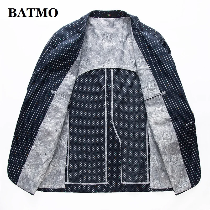 Летние высококачественные повседневные мужские блейзеры BATMO 2019 летние куртки