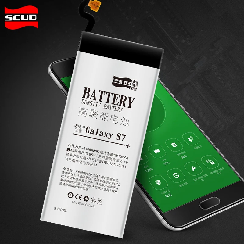 Аккумулятор SCUD для Samsung GalaxyS7 Galaxy S7 литиевая замена высокая емкость 2900 мАч