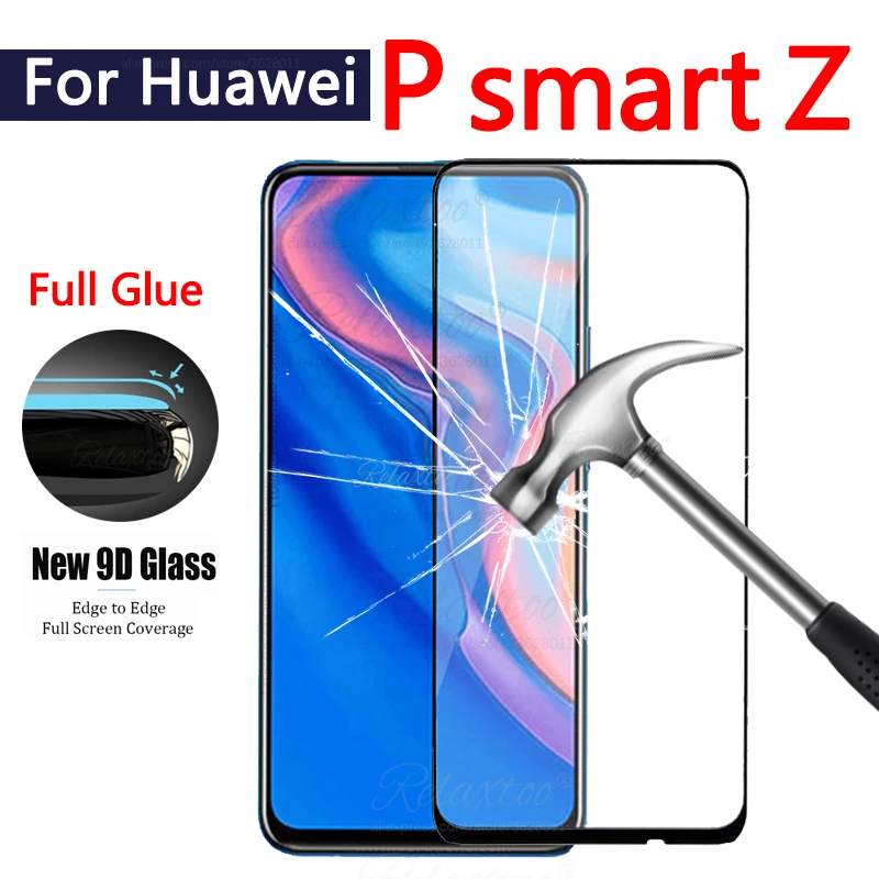 Защитное стекло закаленное 9D для Huawei P Smart Z|Защитные стёкла и плёнки телефонов| |