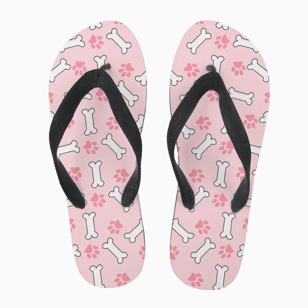 Noisydesigns плотный bone нации звезда характер принт chinelo feminino женские Вьетнамки