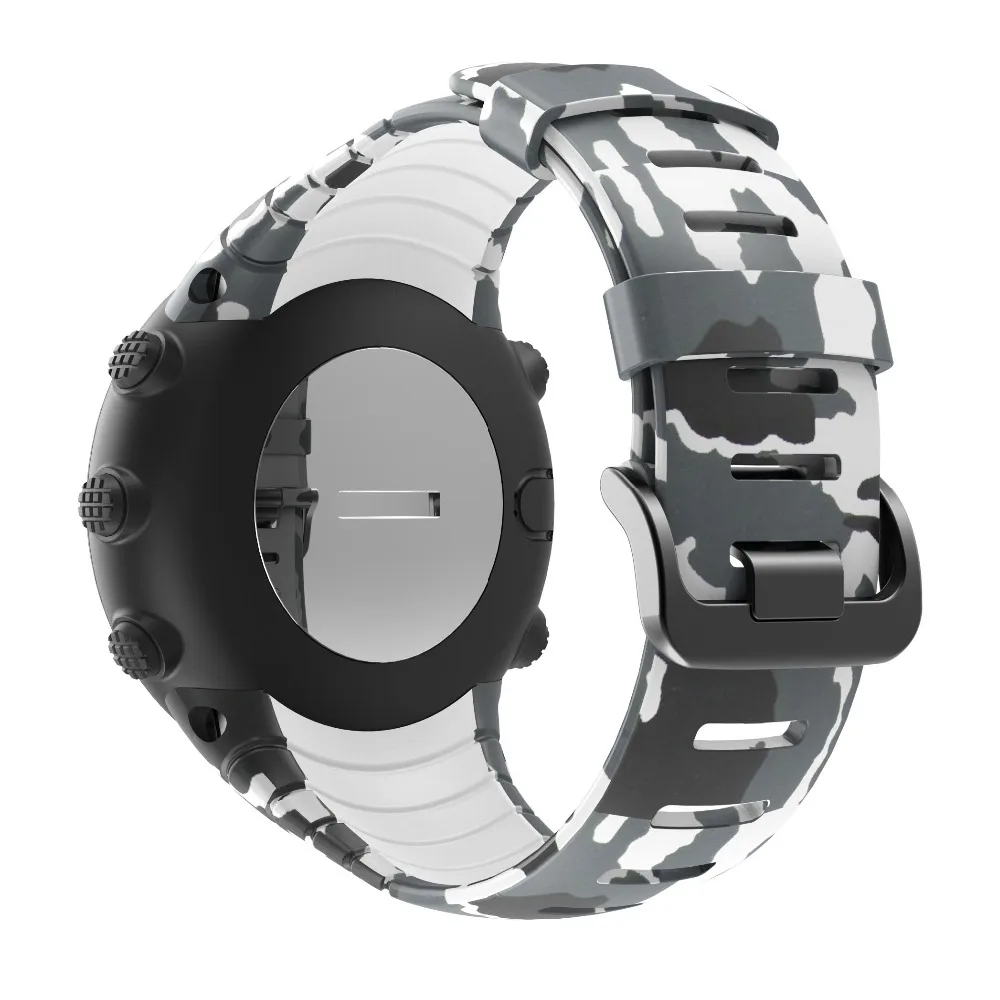 Силиконовый ремешок для наручных часов спортивный Suunto Core сменный брендовый