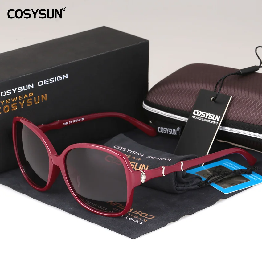 Новинка 2018 брендовые поляризационные солнцезащитные очки для женщин фирменный